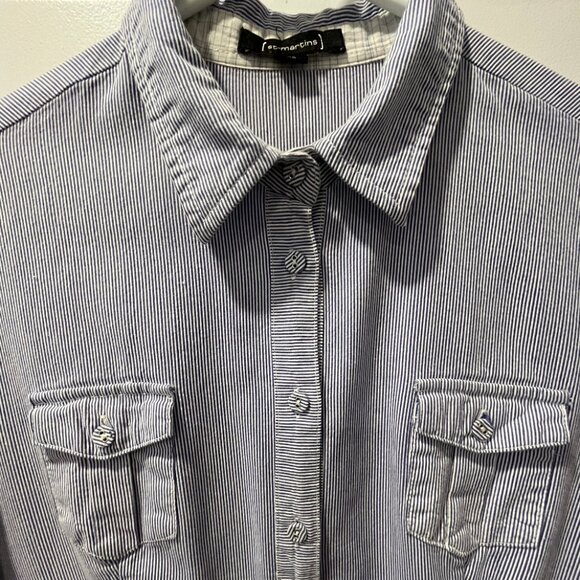 💙 Classic-Chic ST-MARTINS Striped Shirt Dress – EU 36 / S 💙 - Picture 5 of 10